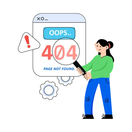 Erreur 404  Illustration