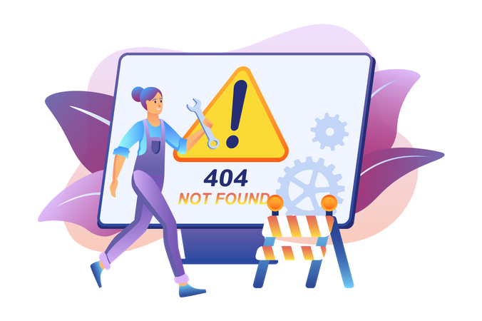 Erreur 404  Illustration