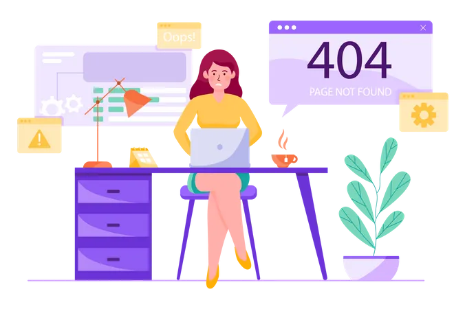 Erreur 404  Illustration