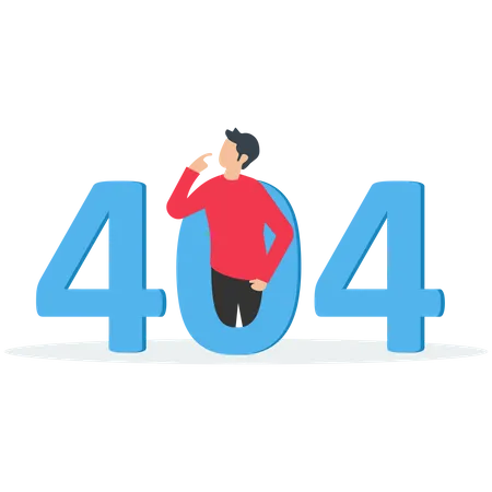 Erreur 404  Illustration