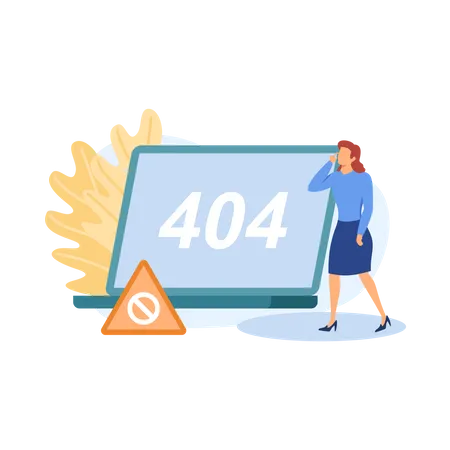 404 error Illustration