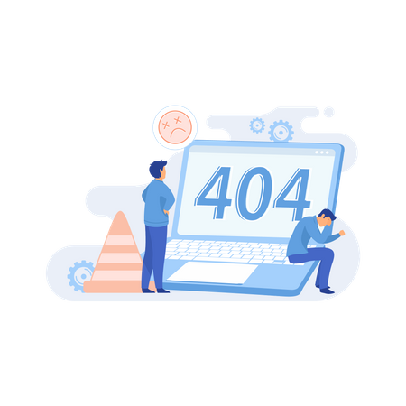 404 error Illustration