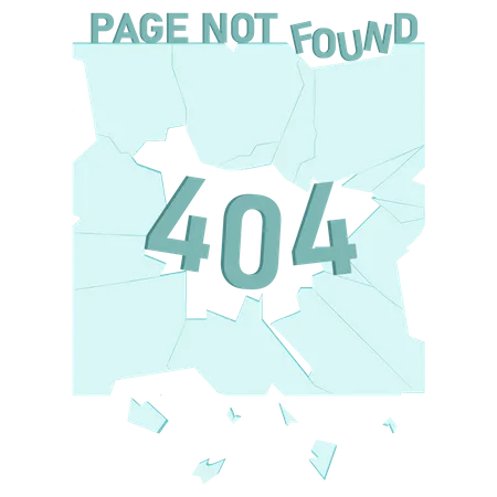 Error 404  Ilustración