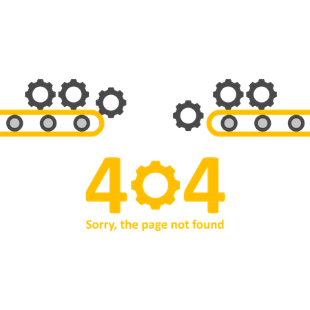 404 error  イラスト