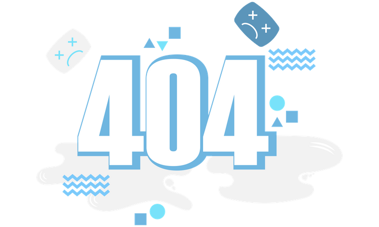 404 error  Illustration