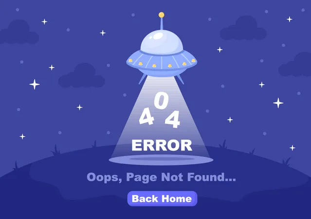 404 Error  Illustration