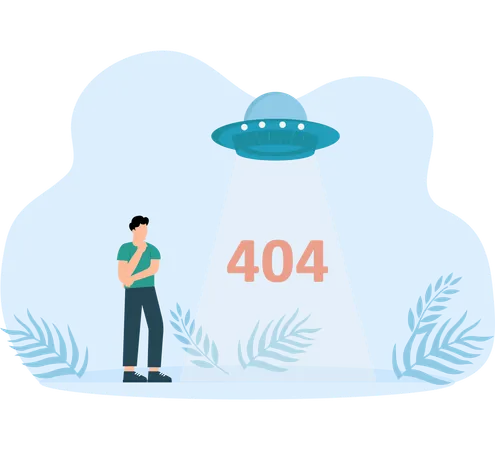 404 error  Illustration