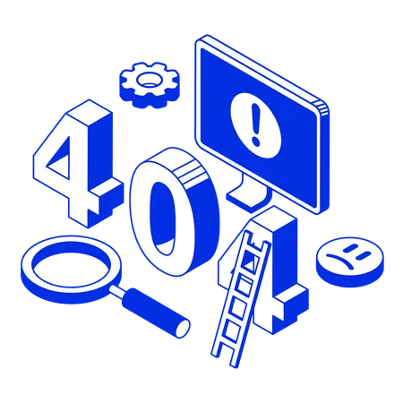 404 error  Illustration