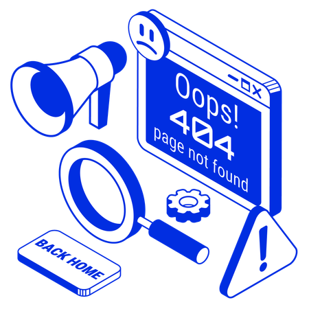 404 error  Illustration