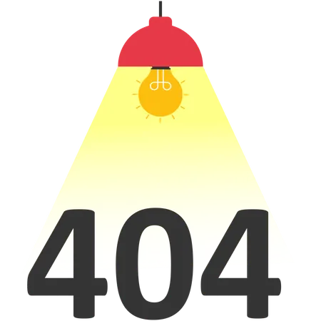 404 error  Illustration