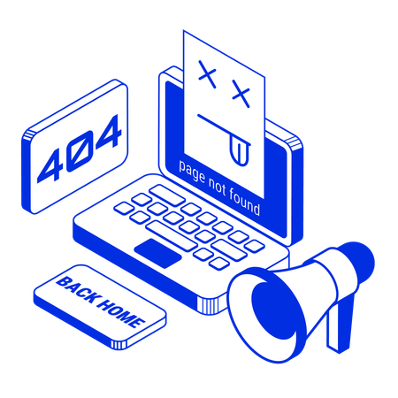 404 error  Illustration