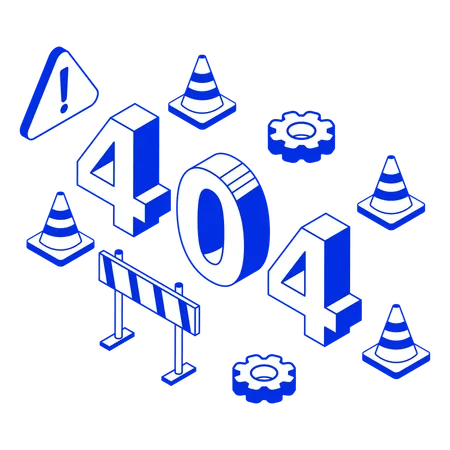 404 error  Illustration