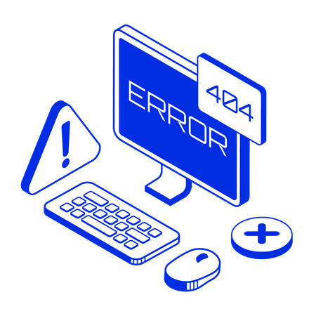 404 error  Illustration