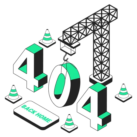 404 error  Illustration