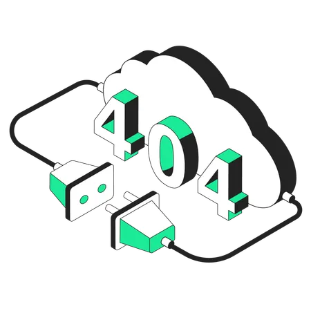404 error  Illustration
