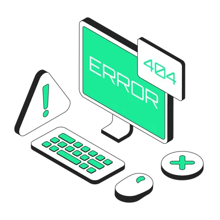 404 error  Illustration