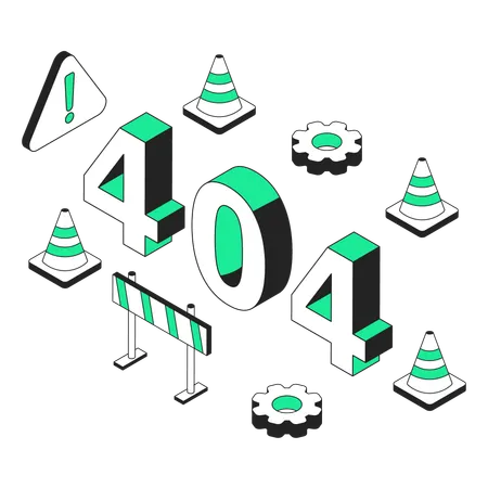 404 error  Illustration