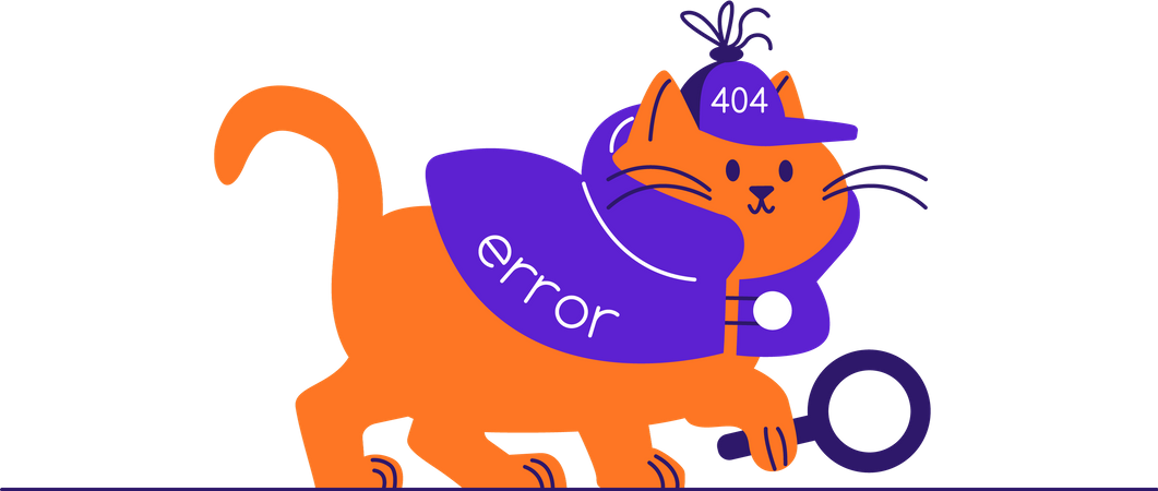 404 Error  Illustration