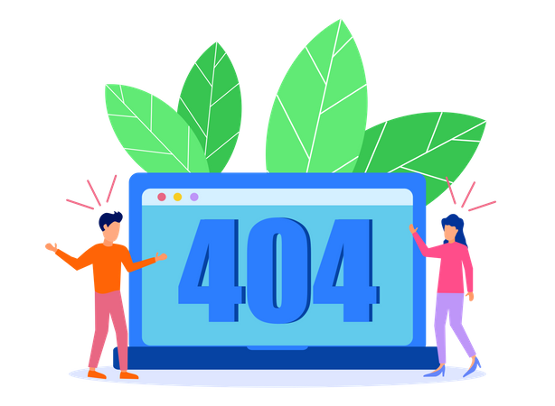 404 Error  Illustration