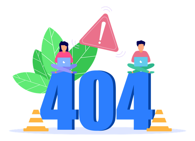 404 Error  Illustration