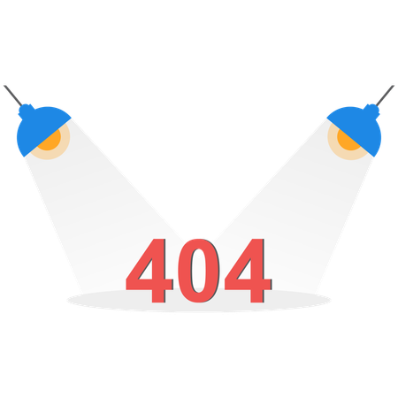 404 Error  Illustration