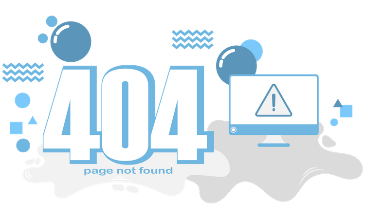 404 error  Illustration