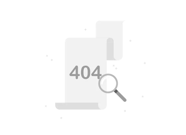 404 error in document Illustration