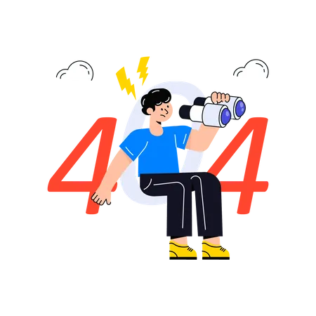 404 Error Page Illustration