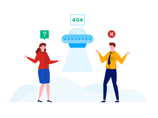404 error page  Illustration
