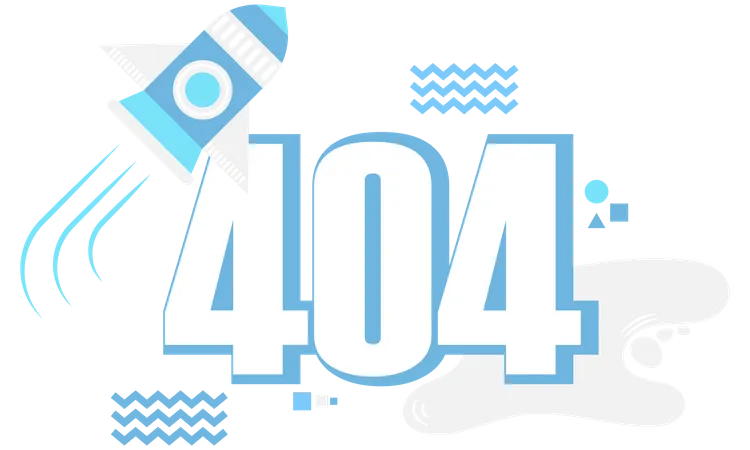 404 Error startup error  Illustration