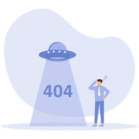 404 Fehler  Illustration