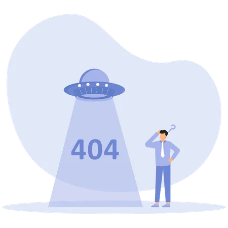 404 Fehler  Illustration