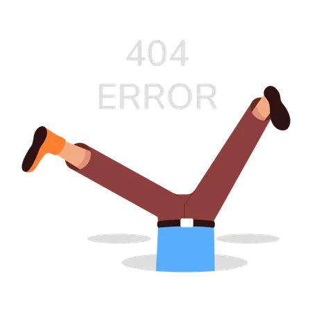 404 Fehler  Illustration