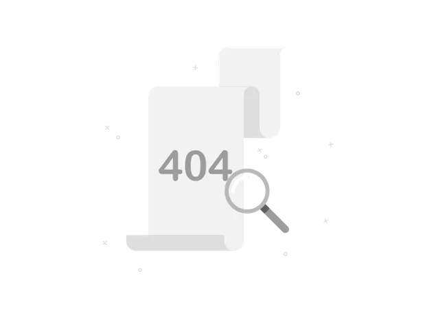 404-Fehler im Dokument  Illustration