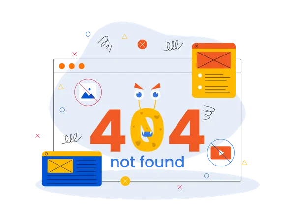 404  Illustration