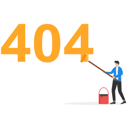 Message d'erreur 404  Illustration