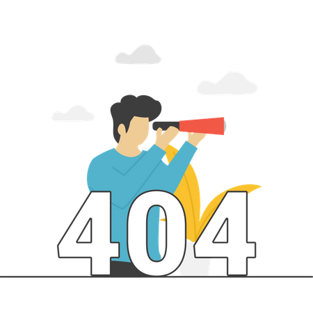 404 não encontrado  Ilustração