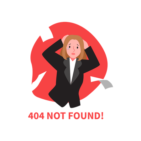 404 Nicht gefunden  Illustration