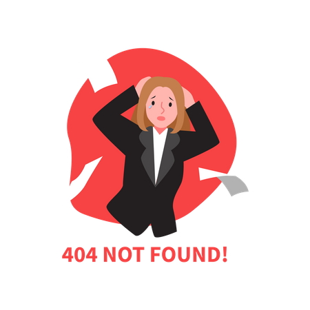 404 Not Found Illustration