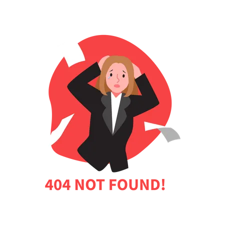 404 Not Found Illustration