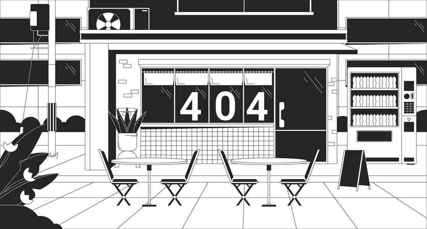 404 not found  Illustration