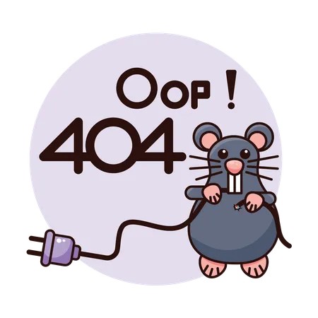 404 Not Found  Illustration