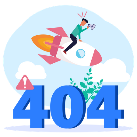 404 Not Found  Illustration