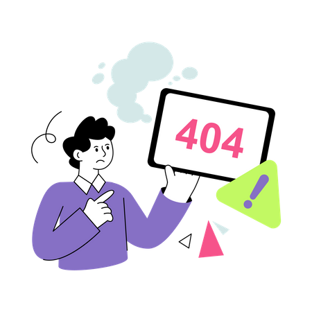 404 Page  Illustration