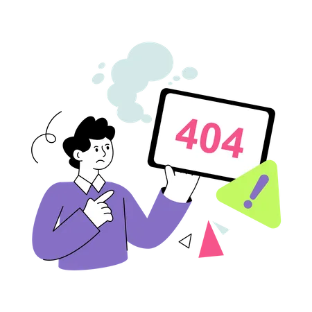 404 Page  Illustration