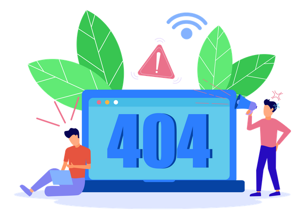 404 Page  Illustration