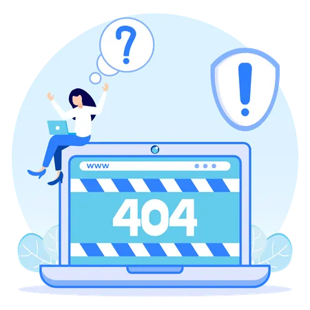 404 Page  Illustration