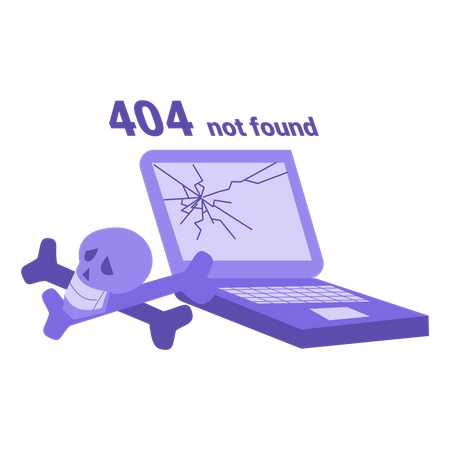 404 Page non trouvée  Illustration