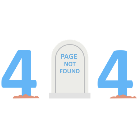 404 Page non trouvée  Illustration
