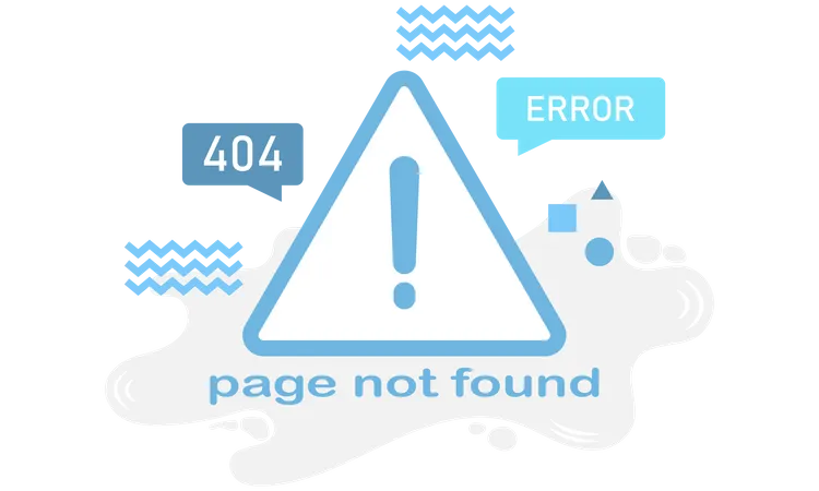 404 page not found  Illustration